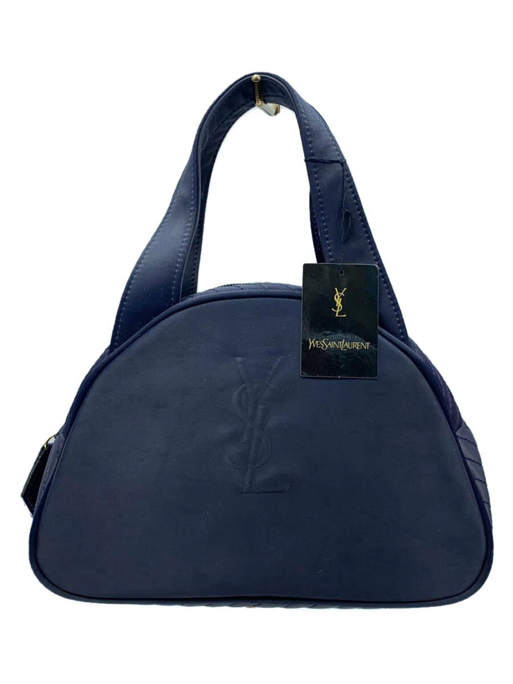 Saint Laurent Yves Handbag Tote Bag Navy Blue